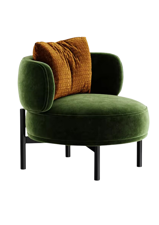 plush verdant armchair